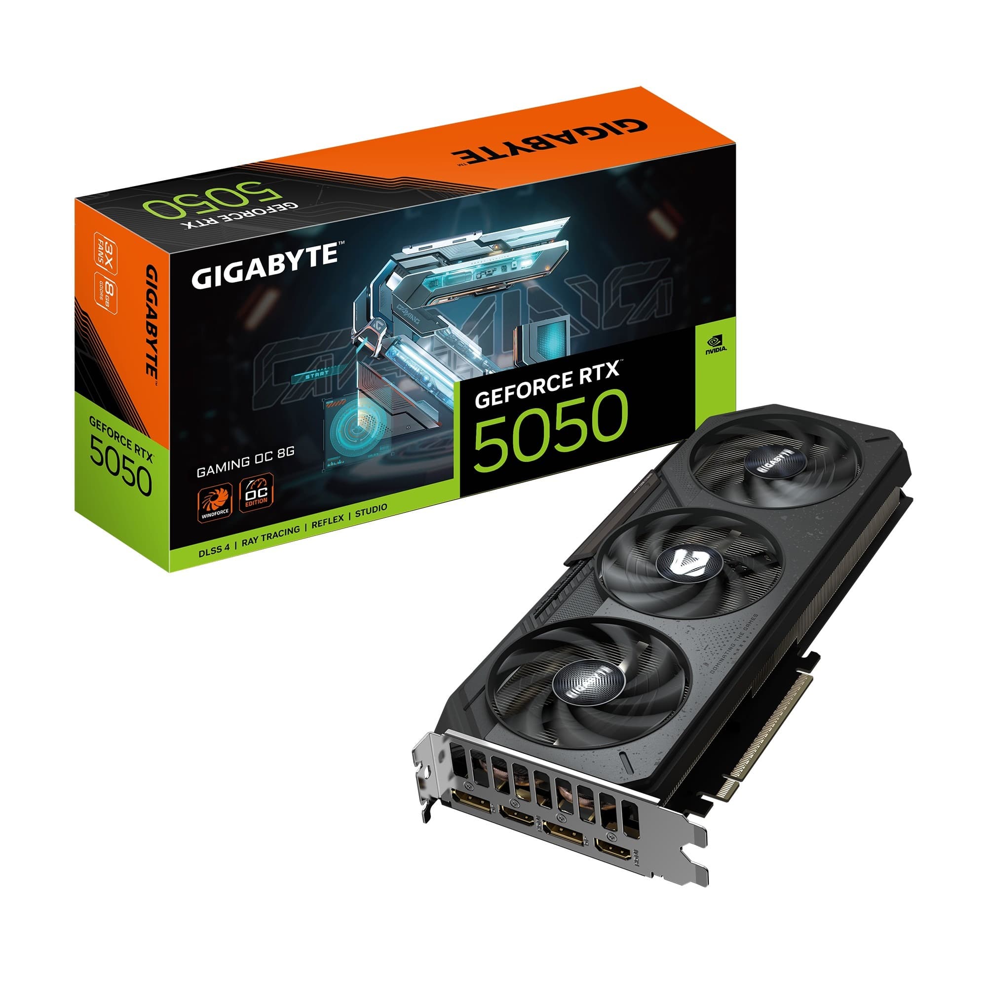 Card màn hình Gigabyte RTX 5050 Gaming OC 8GB (N5050GAMINGOC-8GD)